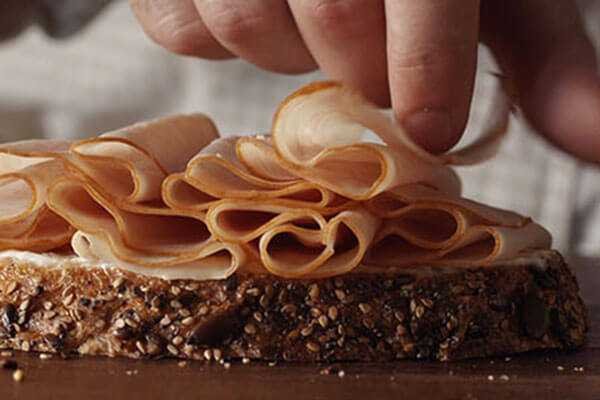 Sliced Turkey Sandwich